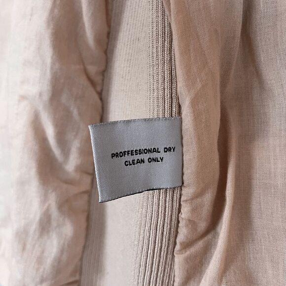 Walter Baker Leather Moto Jacket Size M Blush Nude Minimalist Luxury Minimalist - Picture 9 of 14